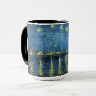 Caneca Starry Night Over the Rhône-Vincent van Gogh