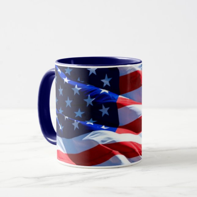 Caneca “Stars & Stripes” (Frente Esquerda)