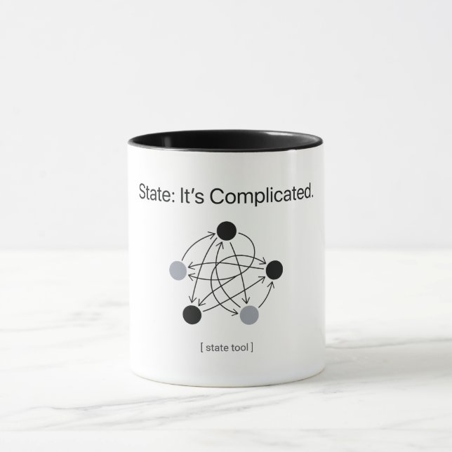 Caneca State Its Complicated Programmer Humor (Centro)