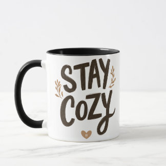 Caneca Stay Cozy Mug | Hygge Lifestyle Comfort Gift