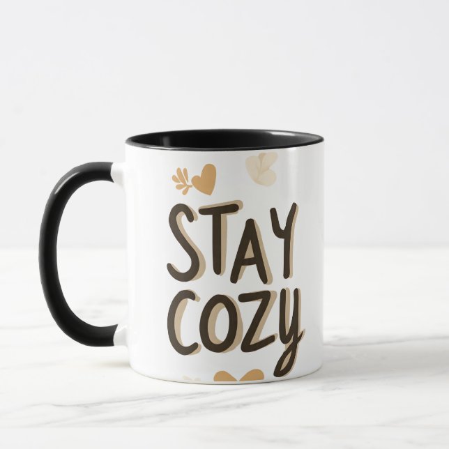 Caneca Stay Cozy | Presente de Conforto Estilo de  (Esquerda)