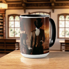 Caneca Steampunk Victorian Fantasy Art Masquerade 