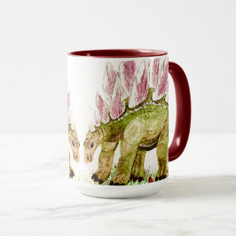 Caneca Stegossauro e Amigo Juntos
