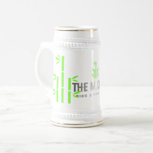 Caneca Stein (Branca/Dourada)