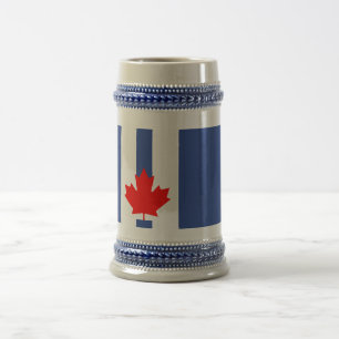Caneca Stein com Bandeira de Toronto, Canadá