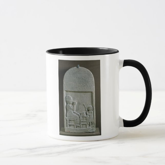 Caneca Stela de Si'gabbor, padre do deus da lua (Direita)