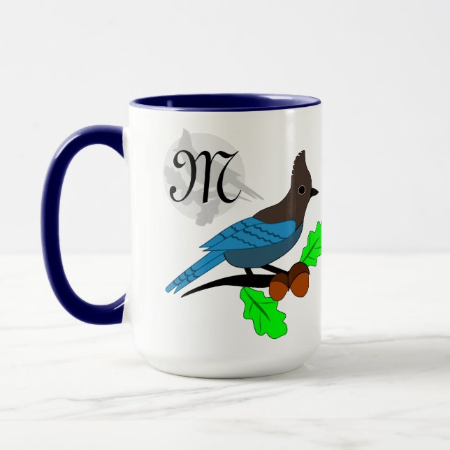 Caneca Steller Blue Jay Monograma (Esquerda)