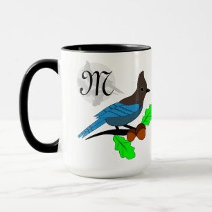 Caneca Steller Blue Jay Monograma