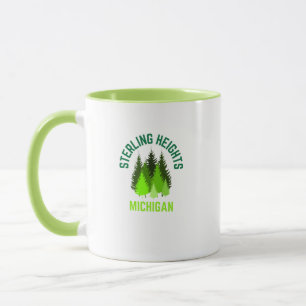 Caneca Sterling Heights Michigan Home Coffee Mug