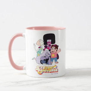 Caneca Steven Universe   Grupo Crystal Gem Huddle