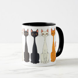 Caneca Still Tired Cats - Cat Mom Kitty Lover - Graphic
