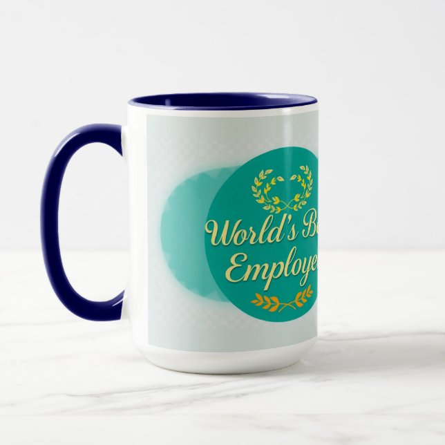 Caneca Strategic Power World’s Best Employee Luxe (Esquerda)