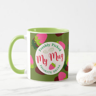 Caneca Strawberry Green