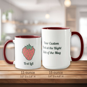 Caneca Strawberry Icon Mug