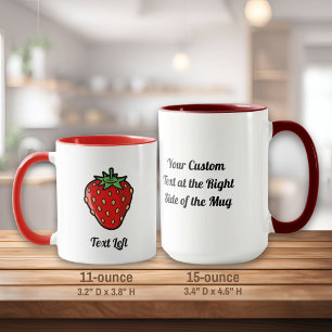 Caneca Strawberry Icon Mug
