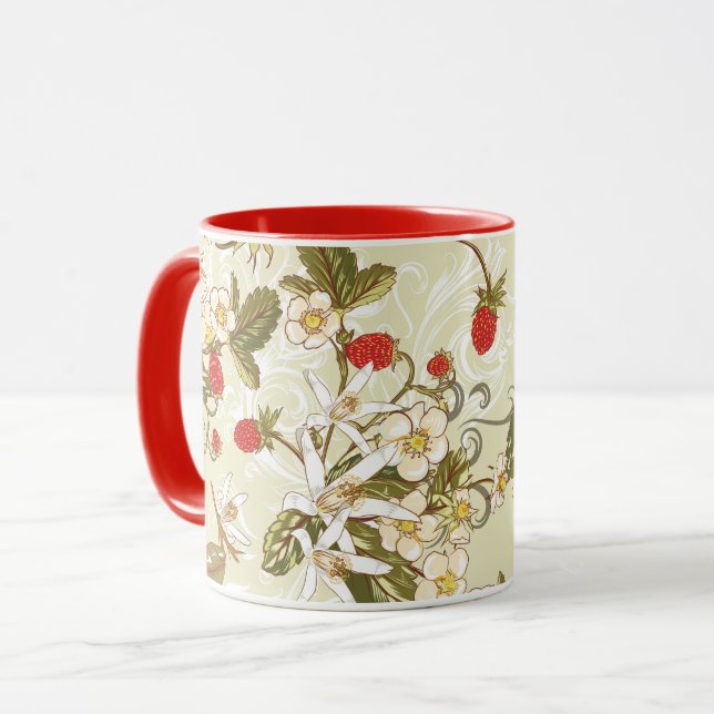 Caneca Strawberry Mug (Frente Esquerda)