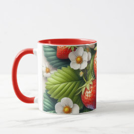 Caneca Strawberry Red Berry Combo Mug