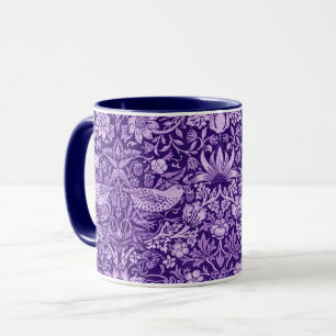 Caneca Strawberry Thef Purple, William Morris