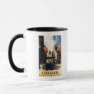 Caneca Street View com Casal e Tower Clock Rail