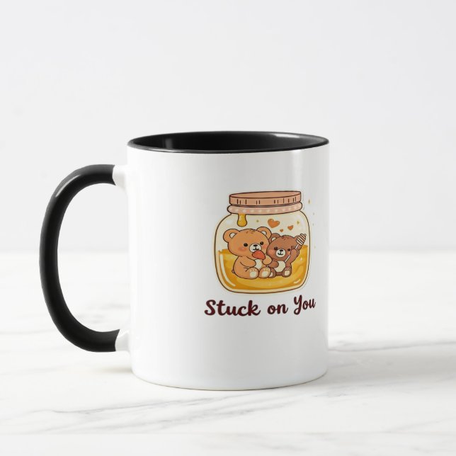 Caneca Stuck On You Simple Love Aesthetic  (Esquerda)