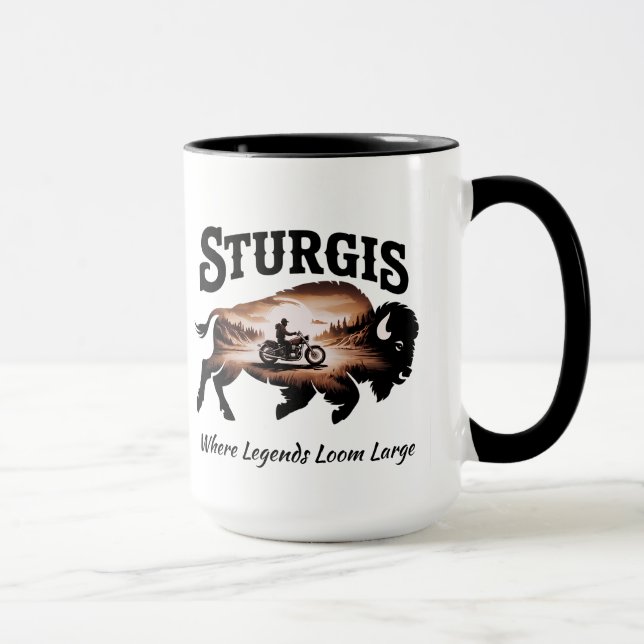 Caneca Sturgis Black Hills SD Lendas do Bisonte (Direita)