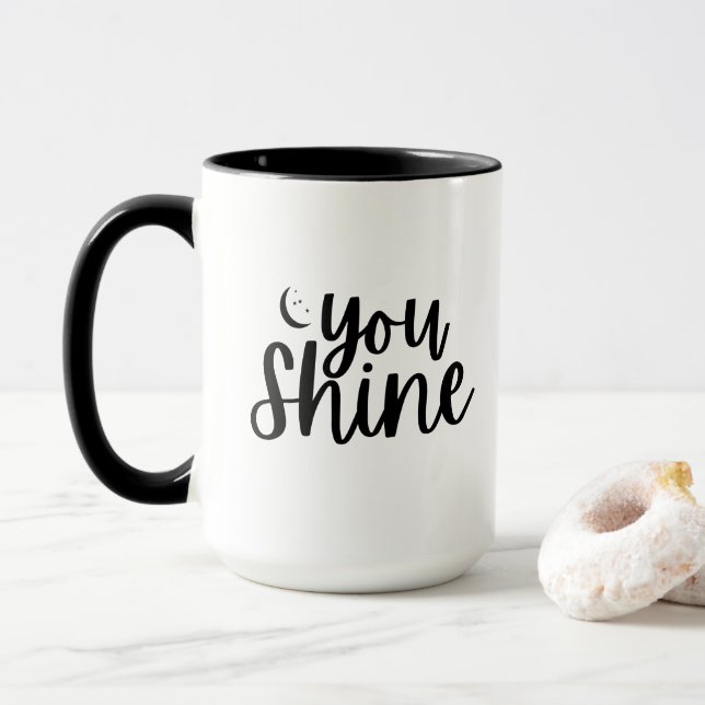 Caneca Sua Lua Brilhante (Com Donut)