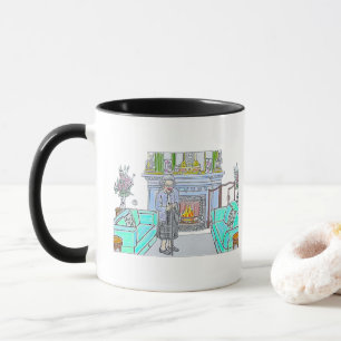 Caneca Sua Majestade, Rainha Elizabeth II