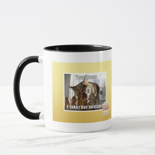 Caneca Sua rainha, takez de I seu refém (Esquerda)