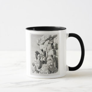 Caneca Subida da grande pirâmide, século XIX