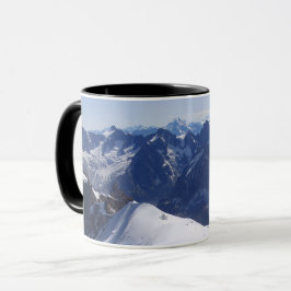 Caneca Subindo em grande escala no Monte Branco, Chamonix