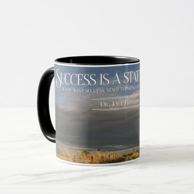 Caneca Sucesso De Um Estado De Mente (Frente Esquerda)