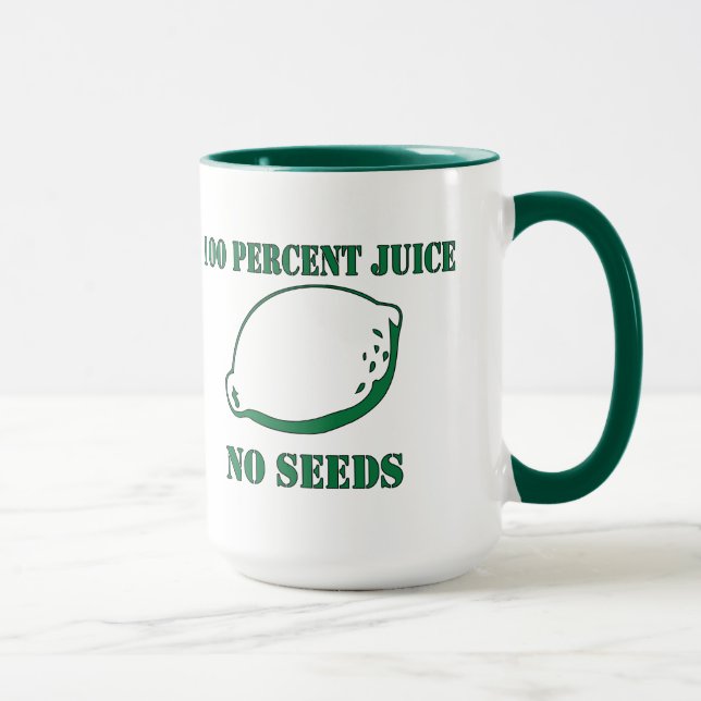 Caneca Suco nenhumas sementes (Direita)
