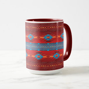 Caneca Sudoeste de design geometria geométrica