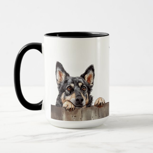 Caneca Sueco Vallhund Dog Mug (Esquerda)