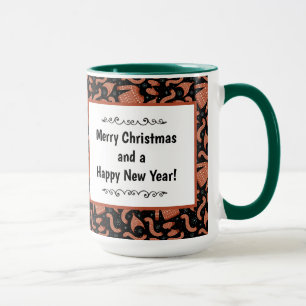 Caneca Suéter de Natal Feio Brancos