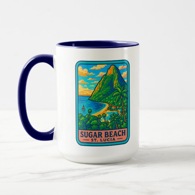 Caneca Sugar Beach Rua Lucia Coffee Mug (Esquerda)