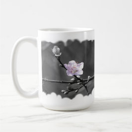 Caneca Sugestão da flor de cerejeira cor-de-rosa