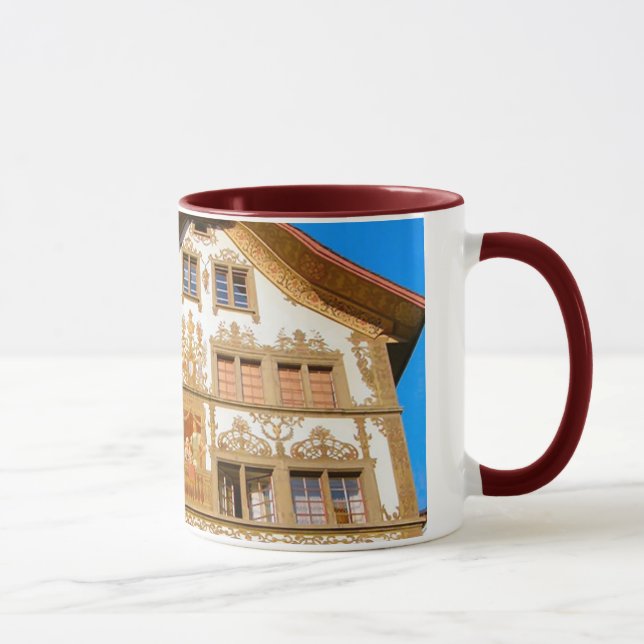Caneca Suiça, casa pintada (Direita)