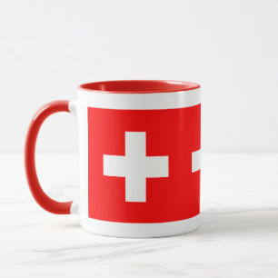 Caneca Suiça Flag Schweiz Suíça