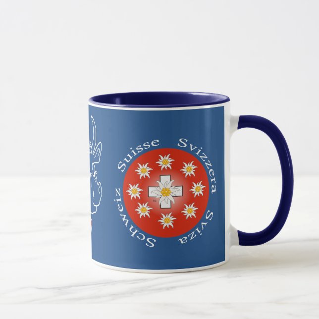 Caneca Suíça Suisse Svizzera Svizra Switzerland taça (Direita)