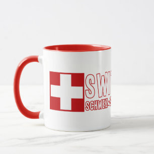 Caneca SUIÇAS - escolha estilo e cor