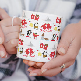 Caneca Suíço - Ícones de Souvenir Suiça