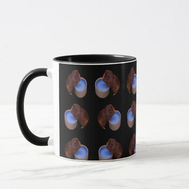Caneca Suínos Castanhos Sedenos, (Esquerda)