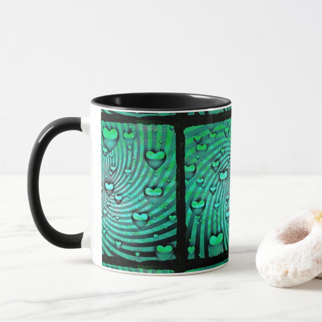 Caneca Sujidade De Corações (Com Donut)