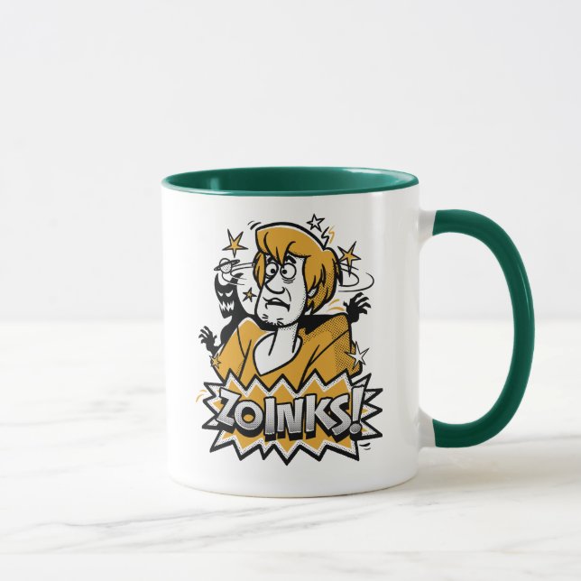 Caneca Sujo "Zoinks"! Gráfico de Meio-Tom (Direita)