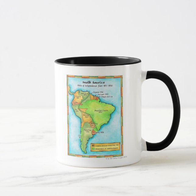 Caneca Sul - independência americana (Direita)