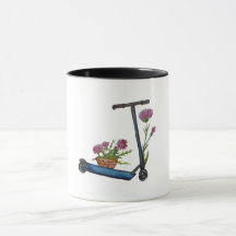 Summer, Kick Patinete Art Mug