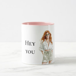 Caneca Summer Red Hair Lady Ei, Citação