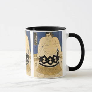 Caneca Sumo Wrestler, Kuniyoshi, Belas Artes Japonesas