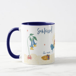 Caneca Sun Kissed Mug - Taça Inspirada No Oceano Whimsica